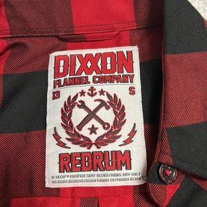 Red rum flannel size small